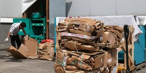 После установки пресса Крепыш вывоз отходов сократился до шести контейнеров в месяц После установки пресса Крепыш вывоз отходов сократился до шести контейнеров в месяц